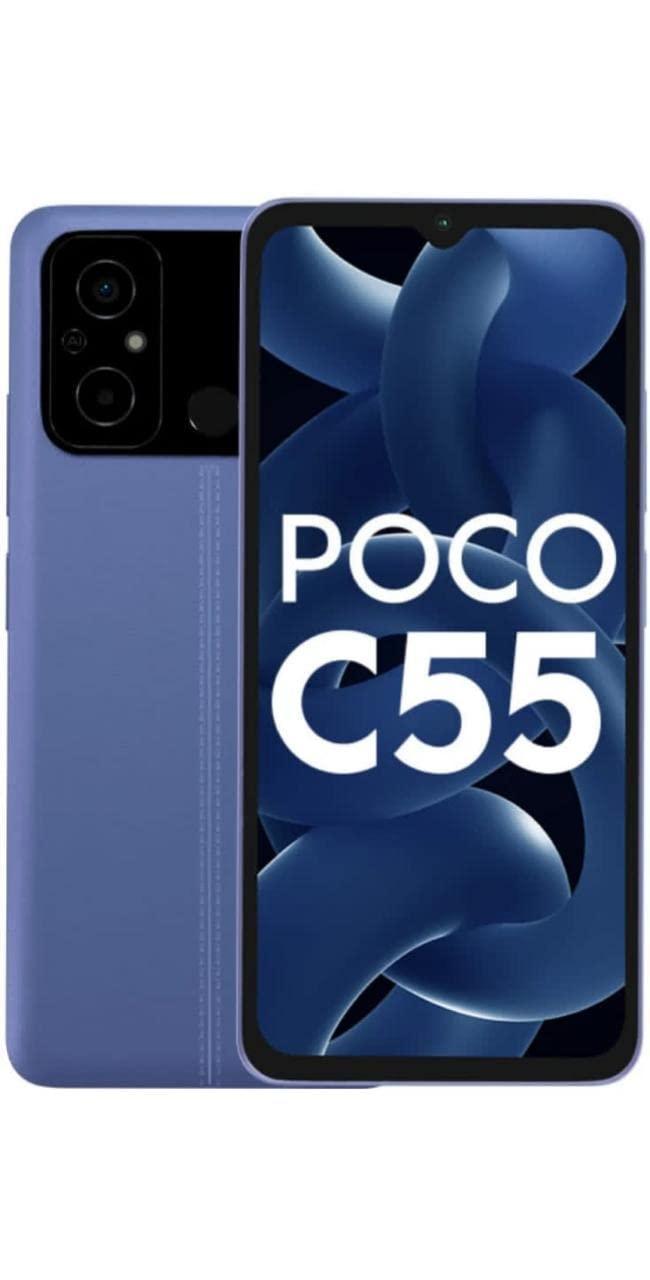 (Refurbished) POCO C55 (Cool Blue, 128 GB) (6 GB RAM) - Triveni World