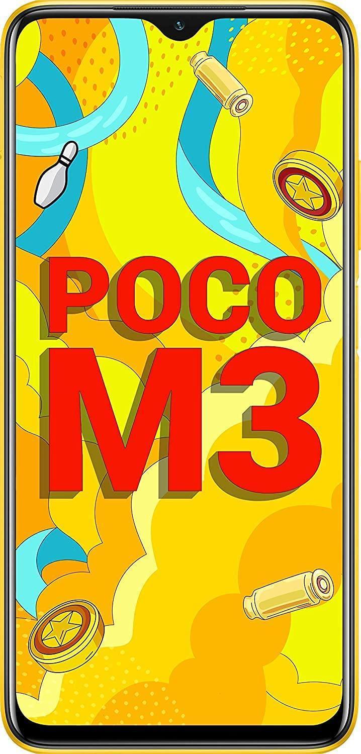 (Refurbished) Poco M3 (Poco Yellow, 4GB RAM, 64GB Storage) Without Offer - Triveni World