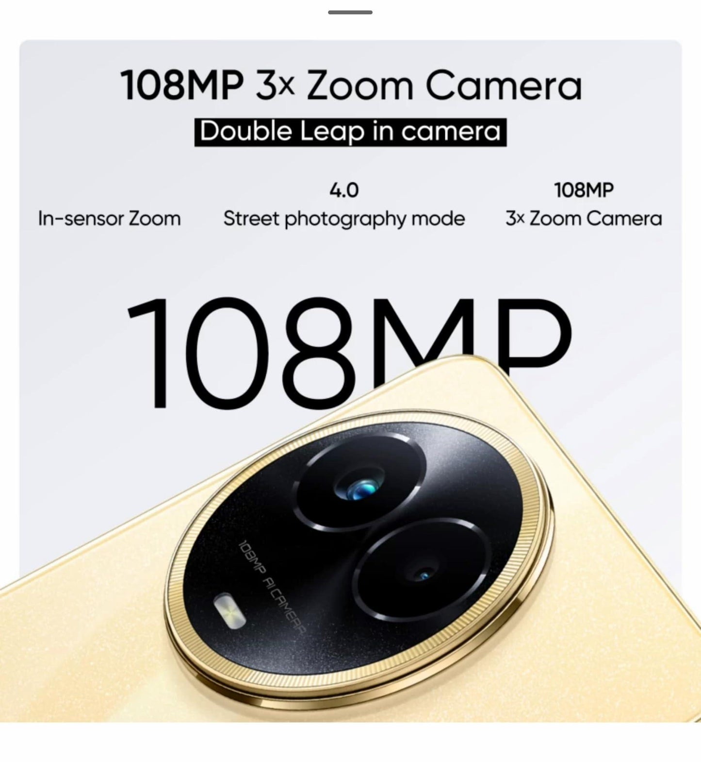 (Refurbished) realme 11 5G (Glory Gold, 8GB RAM, 256GB Storage) - Triveni World