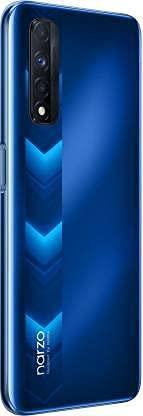 (Refurbished) realme Narzo 30 (Racing Blue, 6GB RAM, 128GB Storage) Without Offers - Triveni World