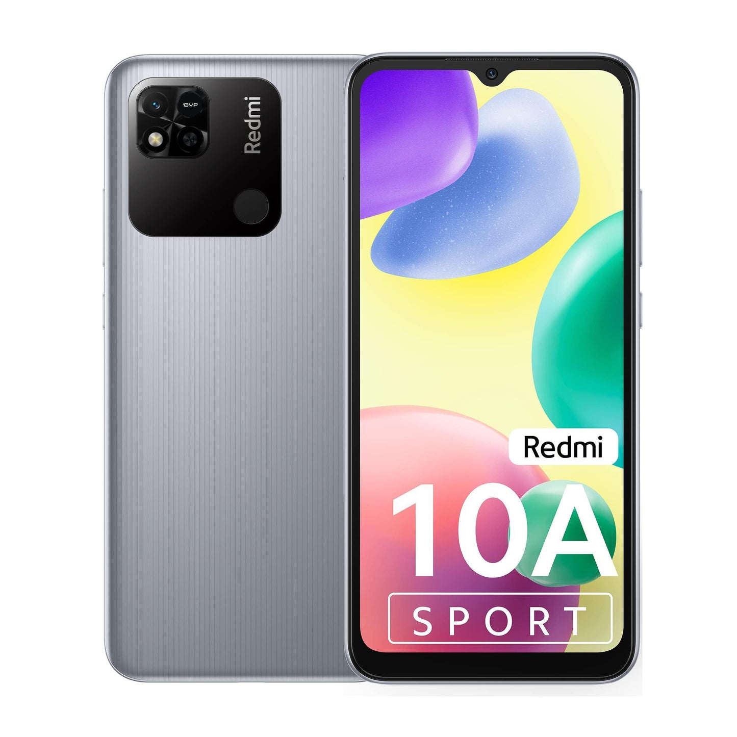 (Refurbished) Redmi 10A Sport (Slate Grey, 6GB RAM, 128GB Storage) | 2 Ghz Octa Cor Helio G25 | 5000 mAh Battery | Finger Print Sensor | Upto 8GB RAM with RAM Booster - Triveni World