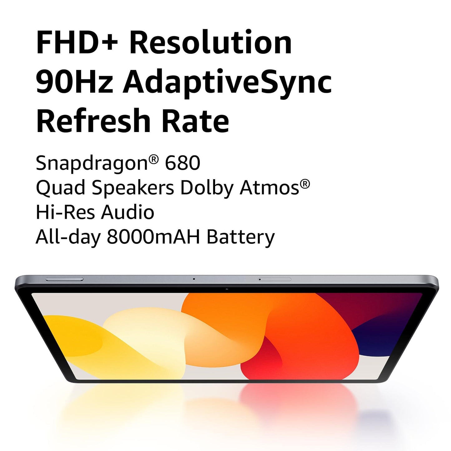 (Refurbished) Redmi Pad SE| All Day Battery | Qualcomm Snapdragon 680| 90Hz Refresh Rate| 8GB, 128GB Tablet| FHD+ Display (11-inch/27.81cm)| Dolby Atmos| Quad Speakers| Wi-Fi| Purple - Triveni World