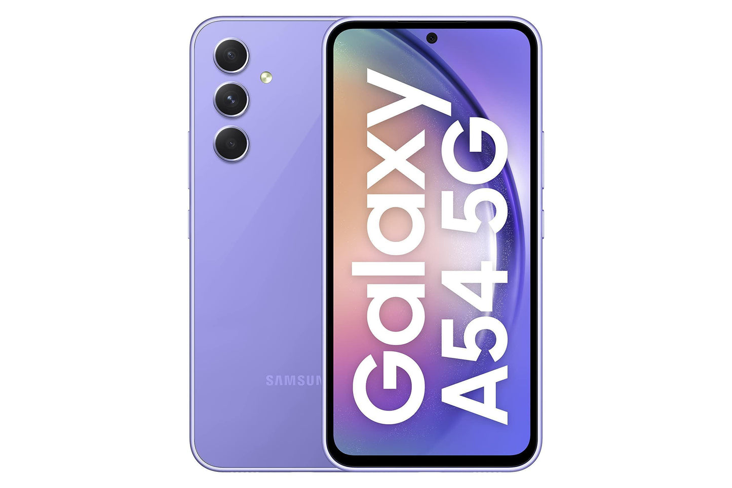 (Refurbished) Samsung Galaxy A54 5G (Awesome Violet, 8GB, 256GB Storage) | 50 MP No Shake Cam (OIS) | IP67 | Gorilla Glass 5 | Voice Focus | Travel Adapter to be Purchased Separately - Triveni World