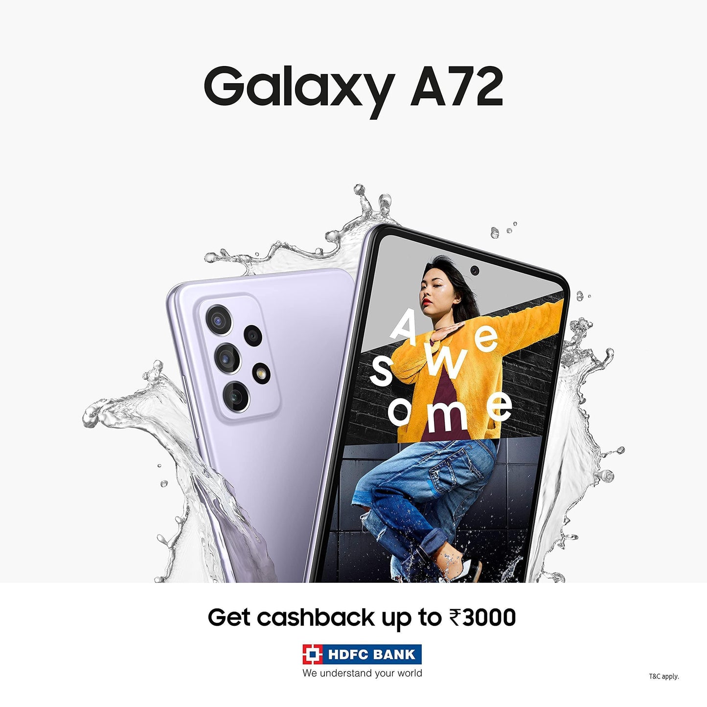 (Refurbished) Samsung Galaxy A72 (Black, 8GB RAM, 128GB Storage) - Triveni World