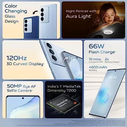 (Refurbished) Vivo V27 5G (Magic Blue, (256GB) (12GB RAM)) - Triveni World