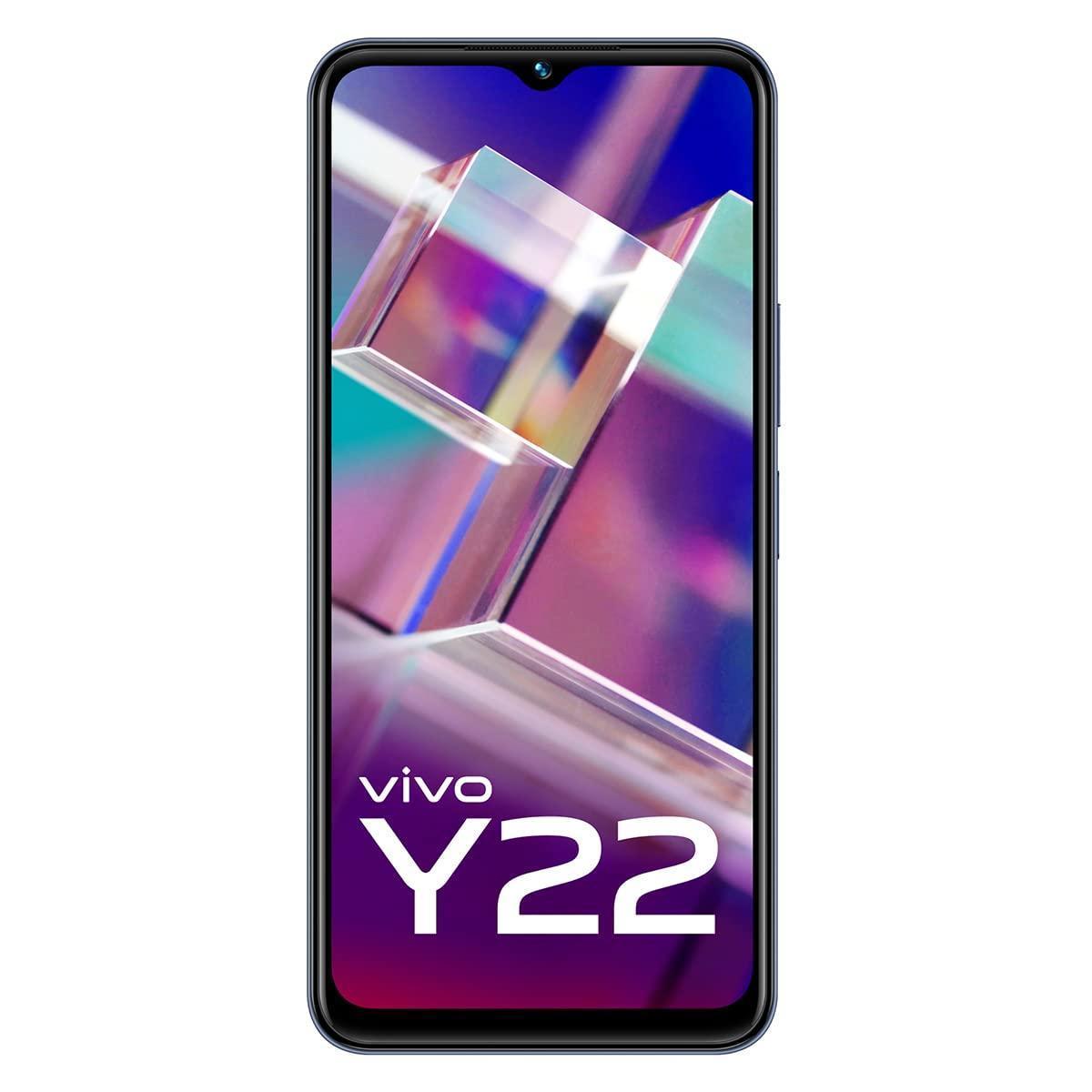 (Refurbished) Vivo Y22 (Starlit Blue, 4GB RAM, 128GB Storage) with No Cost EMI/Additional Exchange Offers - Triveni World
