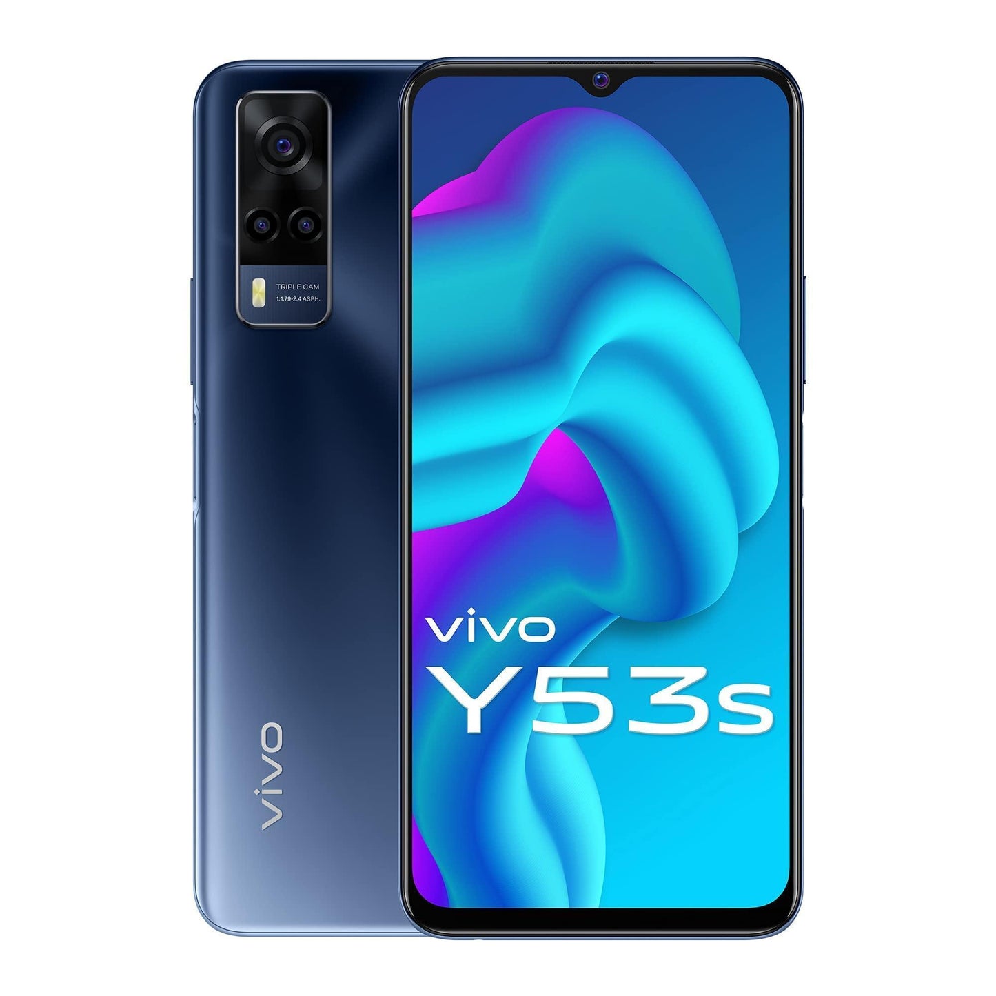 (Refurbished) Vivo Y53s (Fantastic Rainbow, 8GB RAM, 128GB Storage) Without Offers - Triveni World
