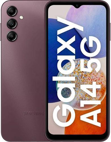 Samsung Galaxy A14 5G (Dark Red, 6GB RAM, 128GB Storage) |Triple Rear Camera (50 MP Main) | Upto 12 GB RAM with RAM Plus|Without Charger - Triveni World
