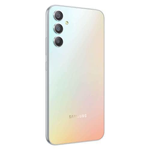 Samsung Galaxy A34 5G (Awesome Silver, 8GB, 128GB Storage) | 48 MP No Shake Cam (OIS) | IP67 | Gorilla Glass 5 | Voice Focus | Without Charger - Triveni World