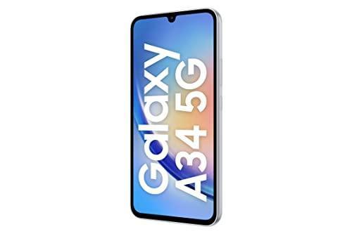 Samsung Galaxy A34 5G (Awesome Silver, 8GB, 128GB Storage) | 48 MP No Shake Cam (OIS) | IP67 | Gorilla Glass 5 | Voice Focus | Without Charger - Triveni World