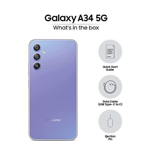 Samsung Galaxy A34 5G (Awesome Violet, 8GB, 128GB Storage) Without Offer - Triveni World