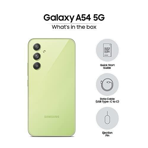 Samsung Galaxy A54 5G (Awesome Lime, 8GB, 256GB Storage) | 50 MP No Shake Cam (OIS) | IP67 | Gorilla Glass 5 | Voice Focus | Without Charger - Triveni World