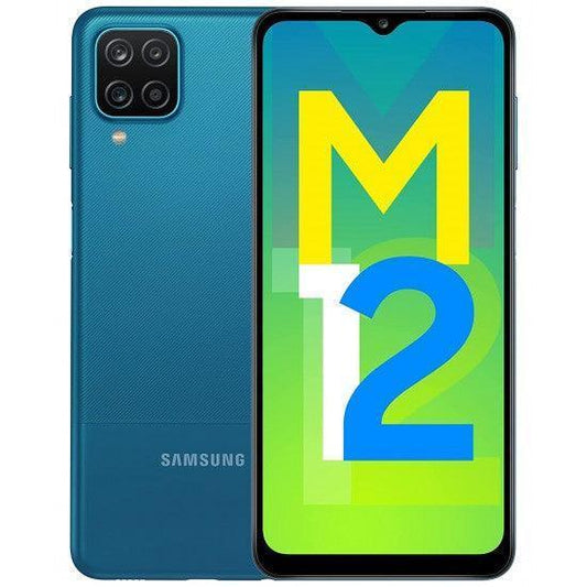 Samsung Galaxy M12 (Blue,6GB RAM, 128GB Storage) - Triveni World