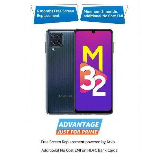 Samsung Galaxy M32 (Black, 6GB RAM, 128GB | FHD+ sAMOLED 90Hz Display | 6000mAh Battery | 64MP Quad Camera - Triveni World