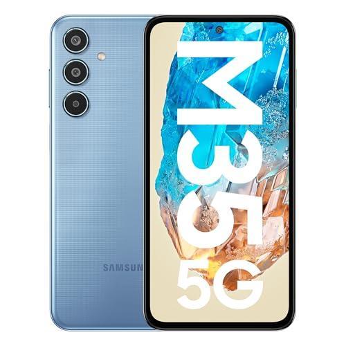 Samsung Galaxy M35 5G (Daybreak Blue,8GB RAM,256GB Storage)| Corning Gorilla Glass Victus+| AnTuTu Score 595K+ | Vapour Cooling Chamber | 6000mAh Battery | 120Hz Super AMOLED Display| Without Charger - Triveni World