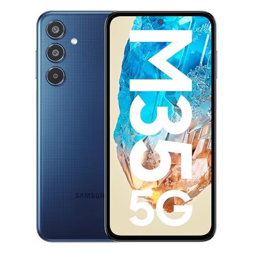 Samsung Galaxy M35 5G (Moonlight Blue,6GB RAM,128GB Storage)| Corning Gorilla Glass Victus+| AnTuTu Score 595K+ | Vapour Cooling Chamber | 6000mAh Battery | 120Hz Super AMOLED Display| Without Charger - Triveni World