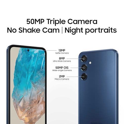 Samsung Galaxy M35 5G (Thunder Grey,8GB RAM,128GB Storage)| Corning Gorilla Glass Victus+| AnTuTu Score 595K+ | Vapour Cooling Chamber | 6000mAh Battery | 120Hz Super AMOLED Display| without Charger - Triveni World