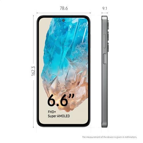 Samsung Galaxy M35 5G (Thunder Grey,8GB RAM,128GB Storage)| Corning Gorilla Glass Victus+| AnTuTu Score 595K+ | Vapour Cooling Chamber | 6000mAh Battery | 120Hz Super AMOLED Display| without Charger - Triveni World