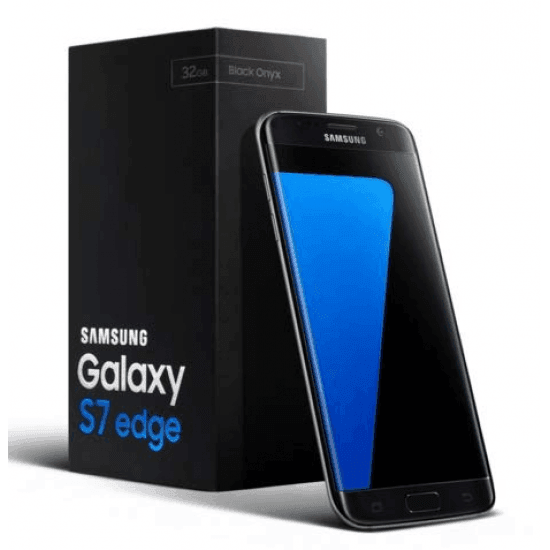 Samsung Galaxy S7 Edge (Black Onyx, 32 GB, 4 GB RAM) Refurbished - Triveni World