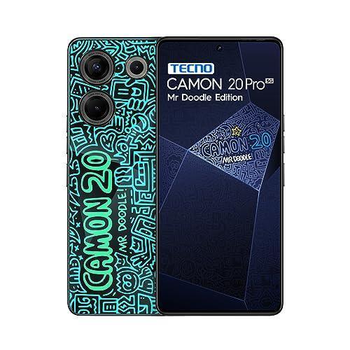 TECNO Camon 20 Pro 5G (Mr Doodle Edition, 8GB RAM,128GB ROM)|Industry 1st 3-D Luminous Color-Changing Process |16GB Expandable RAM|64MP RGBW(G+P) OIS Rear Camera|6.67 FHD+ AMOLED with in-Display FPS - Triveni World