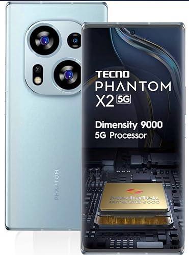 TECNO Phantom X2 5G (Moonlight Silver, 8GB RAM, 256GB Storage) | World's 1st 4nm Dimensity 9000 5G Processor | Curved AMOLED Display | 64MP RGBW Camera | 5GB Memory Fusion | 50% charge in just 20 mins - Triveni World