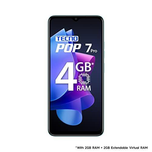 TECNO POP 7 Pro (Uyuni Blue, 2GB RAM,64GB Storage) | Refurbished - Triveni World