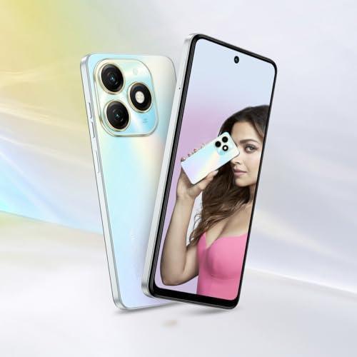 TECNO Spark 20 | Cyber White, (16GB*+128GB)| 32MP Selfie + 50MP Main Camera| 90Hz Dot-in Display with Dynamic Port & Dual Speakers with DTS| 5000mAh Battery |18W Type-C| Helio G85 Processor - Triveni World