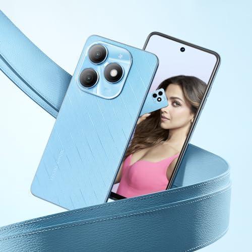 TECNO Spark 20 | Magic Skin Blue, (16GB*+128GB)| 32MP Selfie + 50MP Main Camera| 90Hz Dot-in Display with Dynamic Port & Dual Speakers with DTS| 5000mAh Battery |18W Type-C| Helio G85 Processor - Triveni World