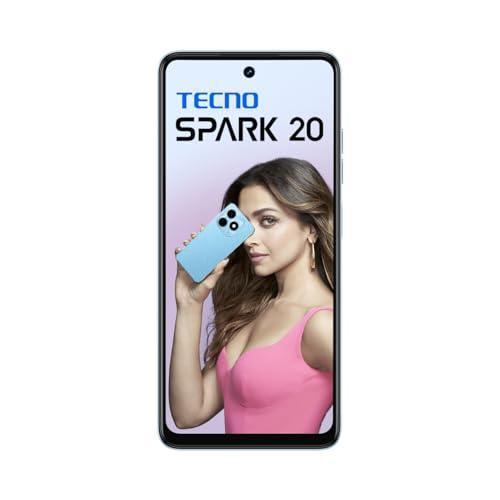 TECNO Spark 20 | Magic Skin Blue, (16GB*+128GB)| 32MP Selfie + 50MP Main Camera| 90Hz Dot-in Display with Dynamic Port & Dual Speakers with DTS| 5000mAh Battery |18W Type-C| Helio G85 Processor - Triveni World