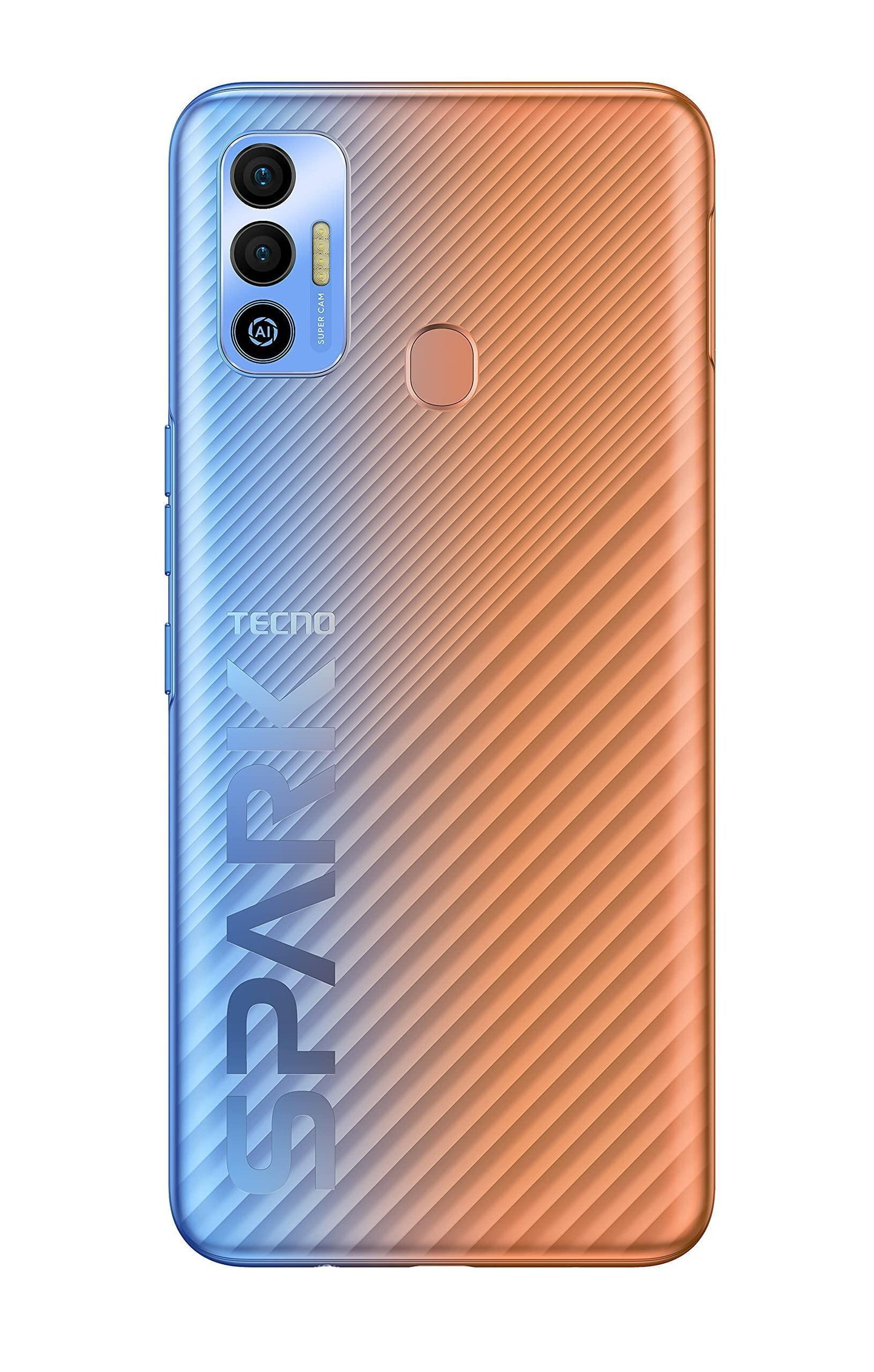 TECNO Spark 7T(Nebula Orange, 4GB RAM, 64GB Storage) 6000 mAh Battery| 48 MP AI Dual Rear Camera - Triveni World