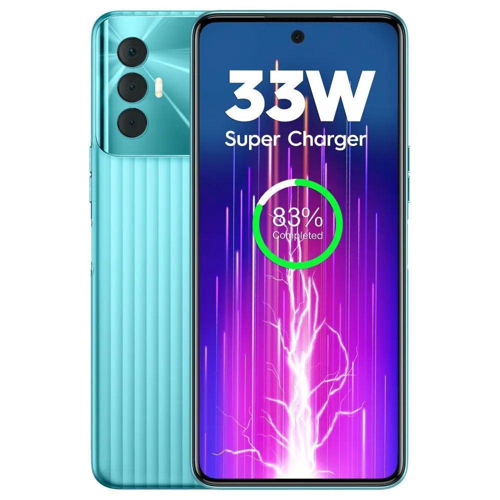 Tecno Spark 8 Pro 64 GB, 4 GB RAM, Turquoise Cyan, Mobile Phone Refurbished - Triveni World