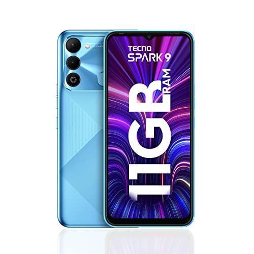 TECNO Spark 9 (Sky Mirror, 6GB RAM,128GB Storage) | 11GB Expandable RAM | Helio G37 Gaming Processor - Triveni World