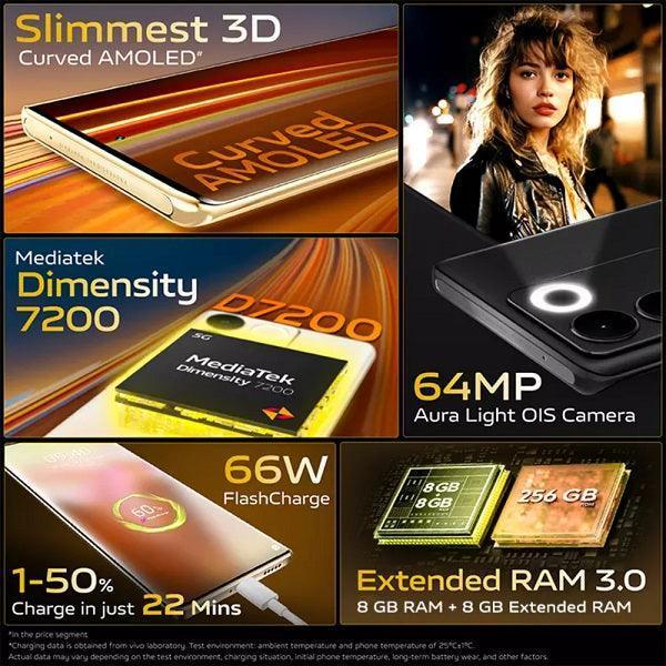 Vivo T2 Pro 5G Mobile Phone Dimensity 7200 Processor - Triveni World