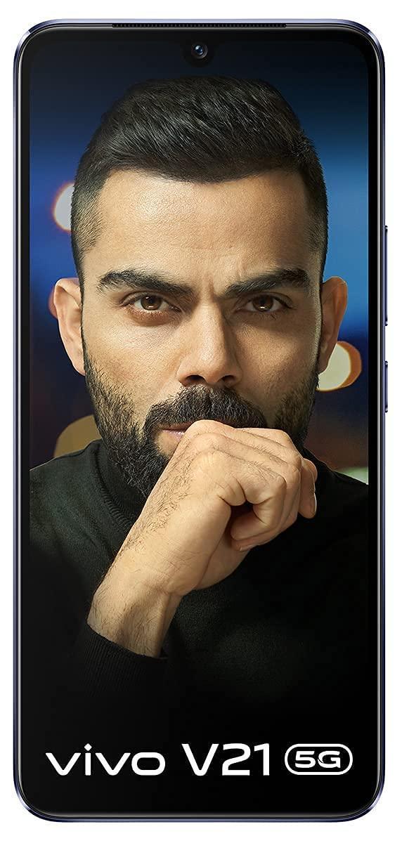 Vivo V21 5G (Dusk Blue, 8GB RAM, 128GB Storage) - Refurbished - Triveni World