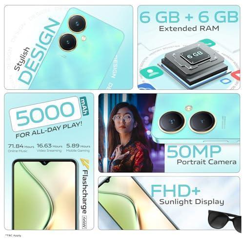 Vivo Y27 (Sea Blue, 6GB RAM, 128GB Storage) with No Cost EMI/Additional Exchange Offers - Triveni World