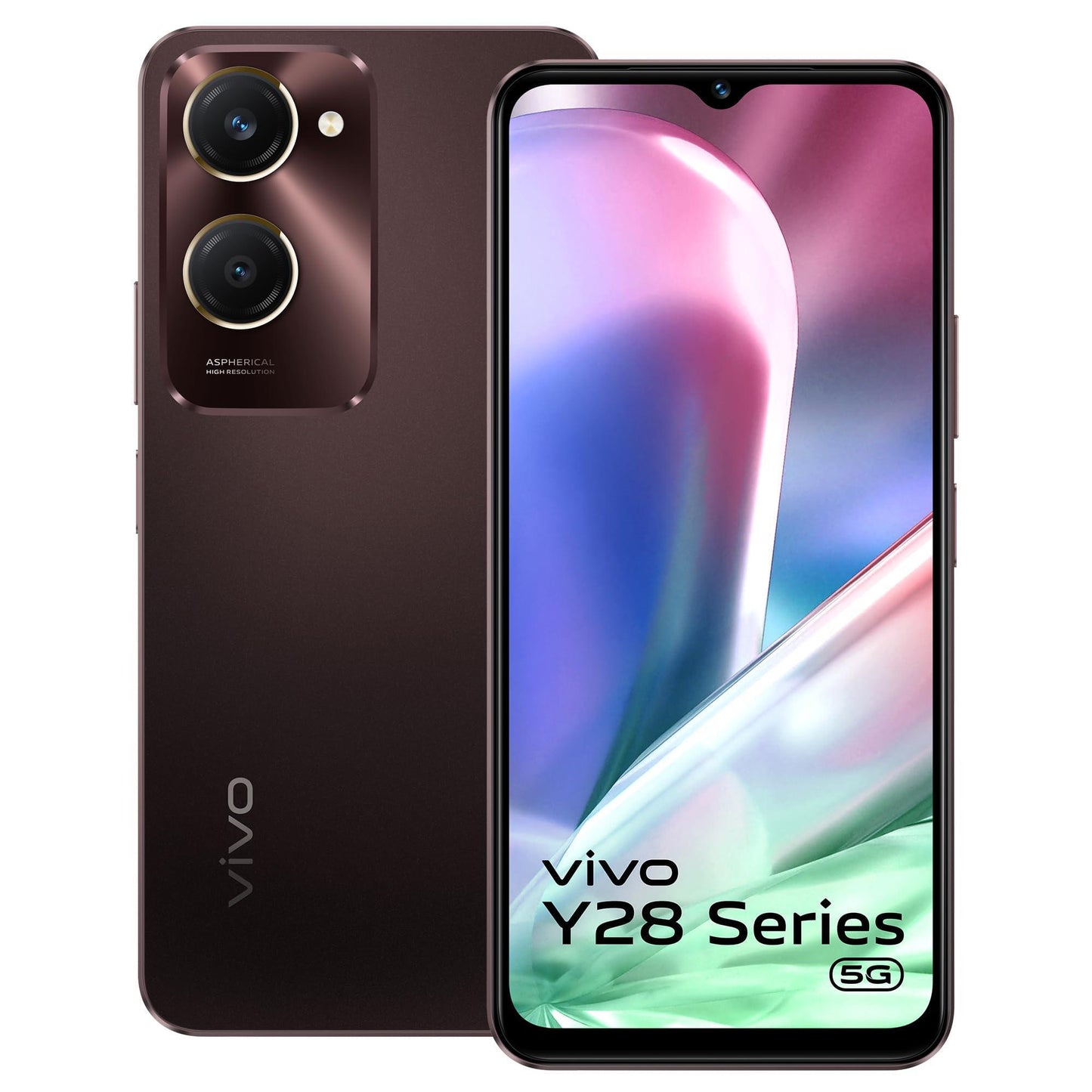 vivo Y28e 5G (Vintage Red, 4GB RAM, 128GB Storage) with No Cost EMI/Additional Exchange Offers | Without Charger - Triveni World