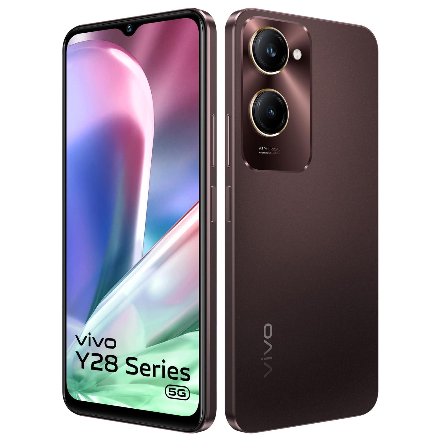 vivo Y28e 5G (Vintage Red, 4GB RAM, 128GB Storage) with No Cost EMI/Additional Exchange Offers | Without Charger - Triveni World