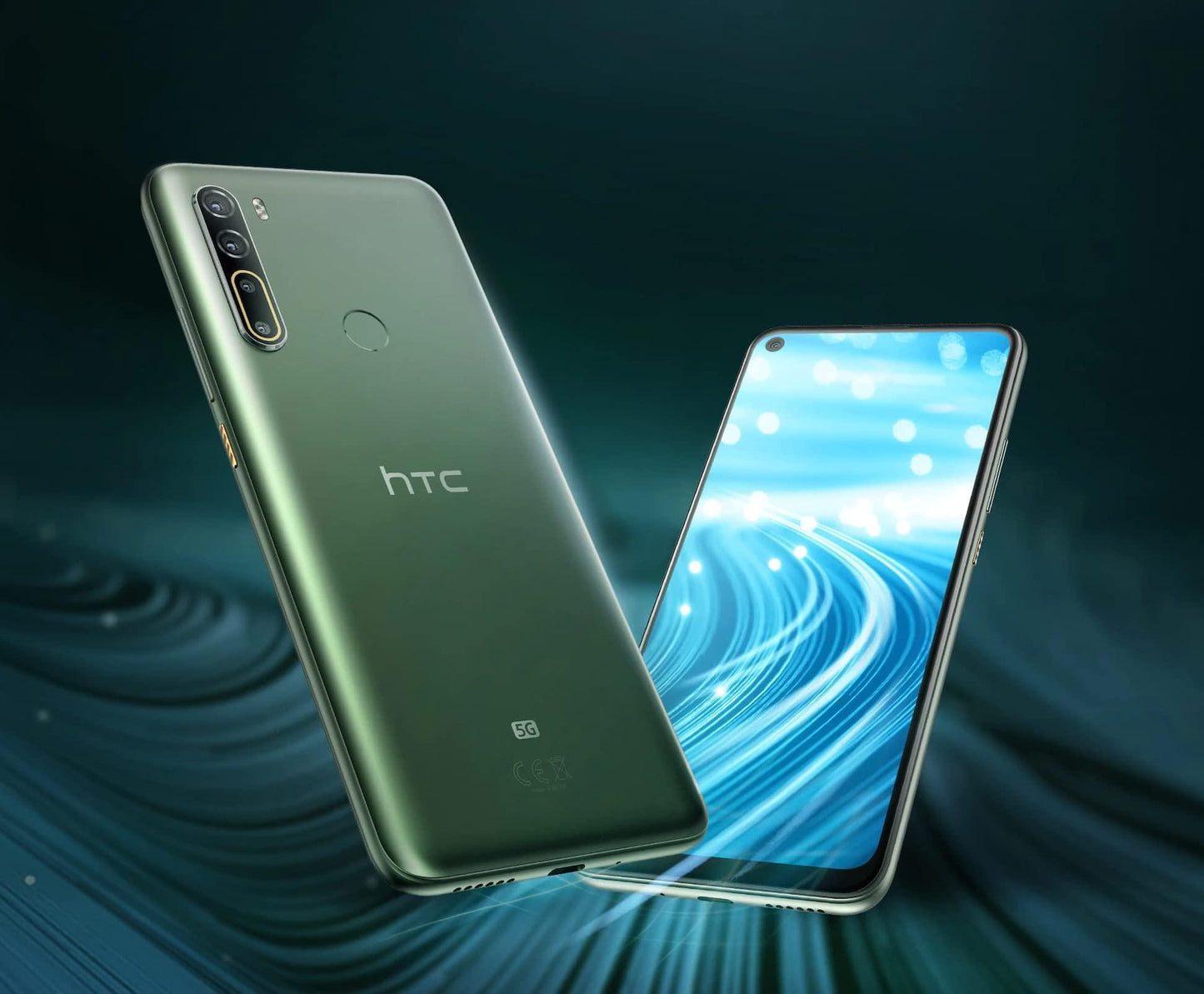 Xifo HTC 5G U20 (8GB/ 256GB) 5000 mAh Battery, Snapdragon 765G Smartphone Dark Green - Triveni World